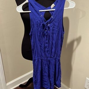 Royal blue romper size small